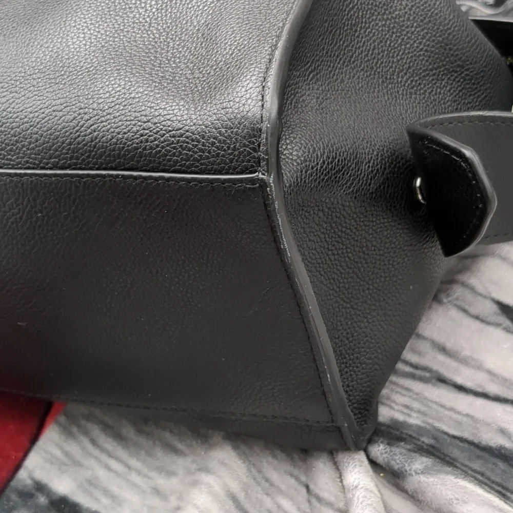 Rebecca Minkoff black leather satchel
